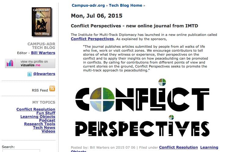Campus-adr Tech Blog screenshot.